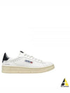 Dallas Navy Tab Leather Low Top Sneakers White - AUTRY - BALAAN 2