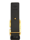 Signature V Logo Leather Belt Black - VALENTINO - BALAAN 6