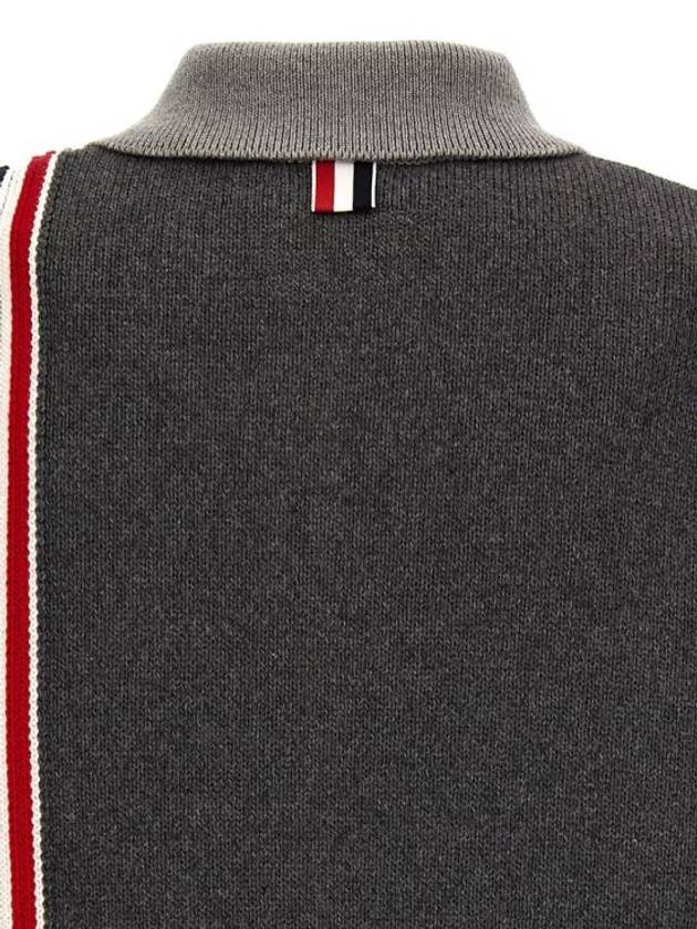 Fun Mix Jersey Stitch Knitted Polo Shirt - THOM BROWNE - BALAAN 5