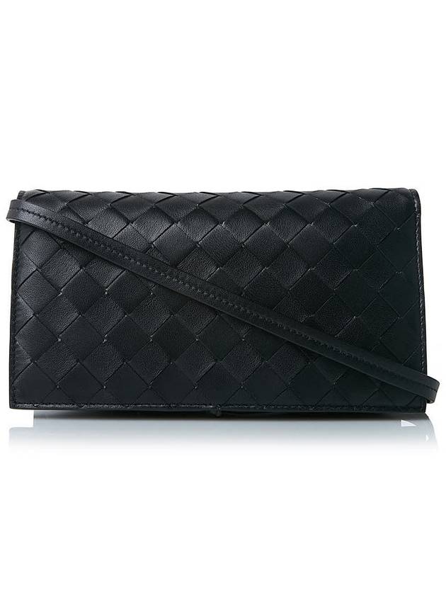 Intrecciato Mini Cross Bag Black - BOTTEGA VENETA - BALAAN 4