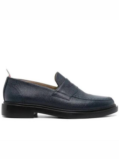 Classic Leather Penny Loafers Blue - THOM BROWNE - BALAAN 2