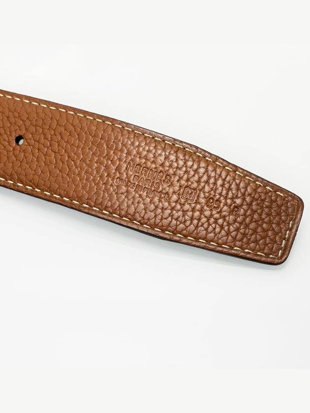 Brown Constance H Belt Courchevel 4VHET36410 - HERMES - BALAAN 8