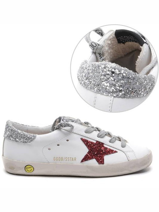Superstar Glitter Star Low Top Sneakers White - GOLDEN GOOSE - BALAAN 2