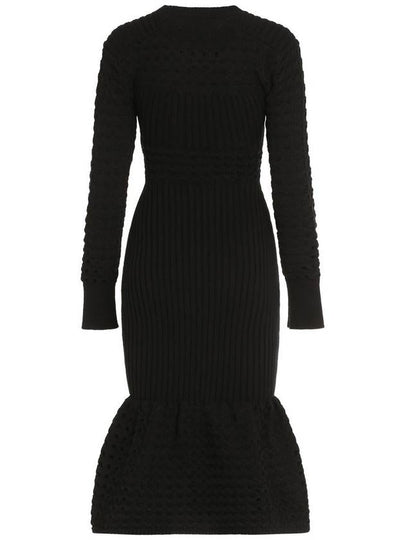 Alexander McQueen Ribbed Knit Midi Dress - ALEXANDER MCQUEEN - BALAAN 2