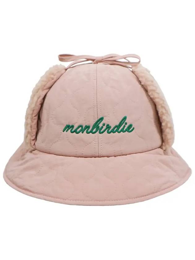 Earmuffs Padded Bucket Hat PINK - MONBIRDIE GOLF - BALAAN 9