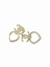 CC Logo Heart Crystal Earrings Gold - CHANEL - BALAAN 3