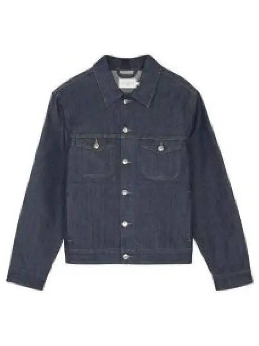 Trucker Denim Jacket Indigo - MAISON KITSUNE - BALAAN 2