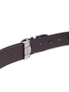 Reversible Gancini Belt Black Hickory - SALVATORE FERRAGAMO - BALAAN 7