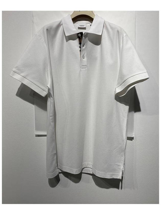 Hartford white polo shirt HARTFORD WHITE 8084397 - BURBERRY - BALAAN 1