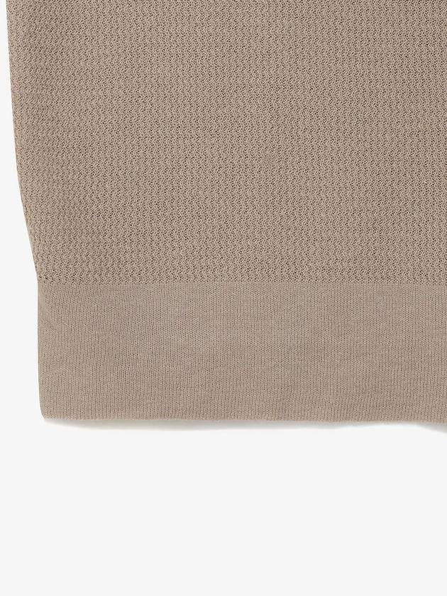 Linen Overfit Knit Top Beige - NOIRER - BALAAN 7