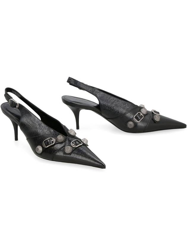 Cagole Slingback Heels Black - BALENCIAGA - BALAAN 8