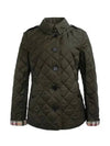 Women s Frank By Diamond Quilted Jacket Dark Olive - BURBERRY - BALAAN 1