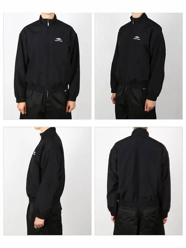 High Neck Two Way Track Jacket Black - BALENCIAGA - BALAAN 3