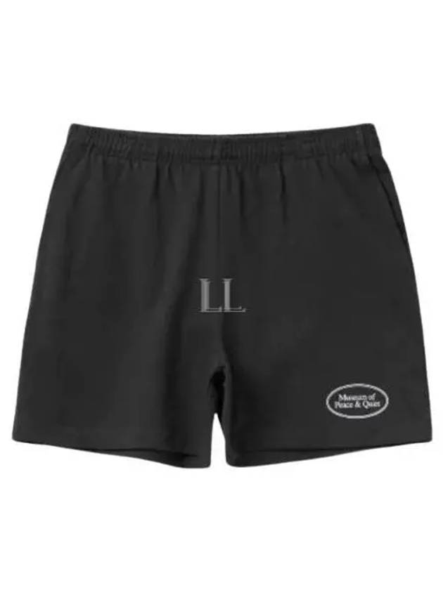 Museum OF Peace QUIET Classic MOPQ Logo Shorts Pants Black MOPQSS2318 - MUSEUM OF PEACE & QUIET - BALAAN 1