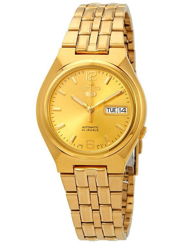 Seiko Series 5 Automatic Gold Dial Men's Watch SNKL64 - SEIKO - BALAAN 1