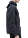 Etiache Rain Hooded Zip Up Blue - MONCLER - BALAAN 5