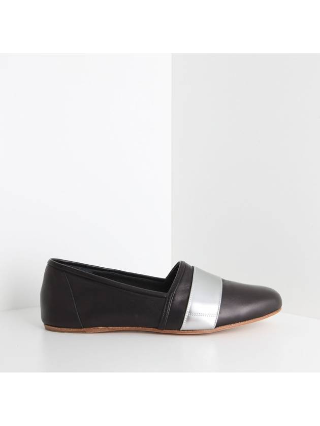 Silver strap loafer black 928BA31 185 - BALMAIN - BALAAN 1