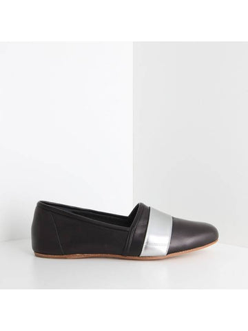 Silver strap loafer black 928BA31 185 - BALMAIN - BALAAN 1