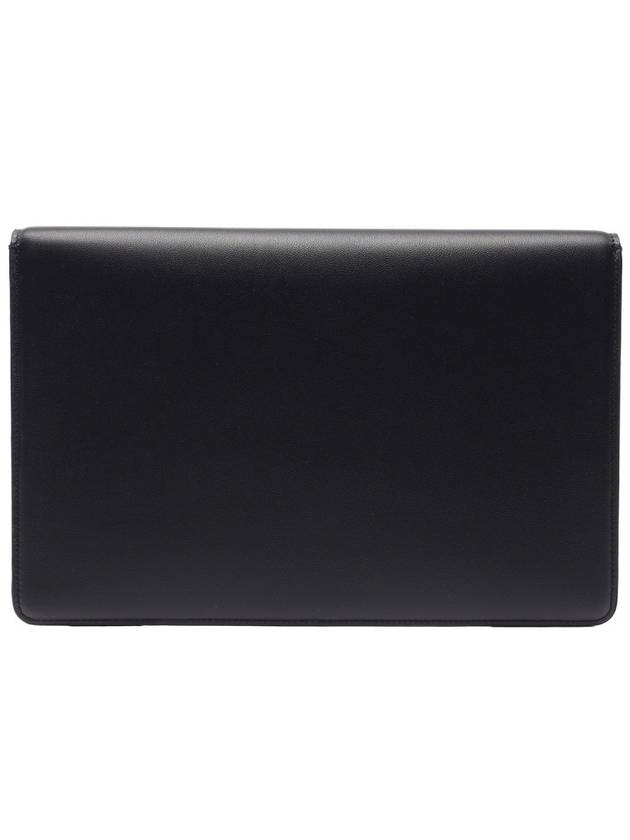 Women's V Logo Clutch Bag Black - VALENTINO - BALAAN 5