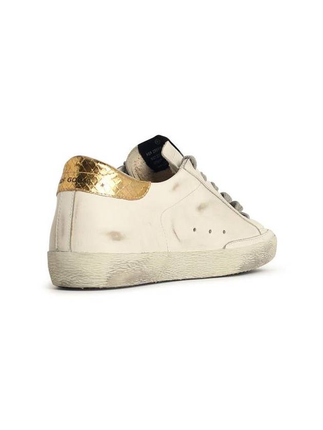 Golden Goose White Leather Sneakers - GOLDEN GOOSE - BALAAN 3