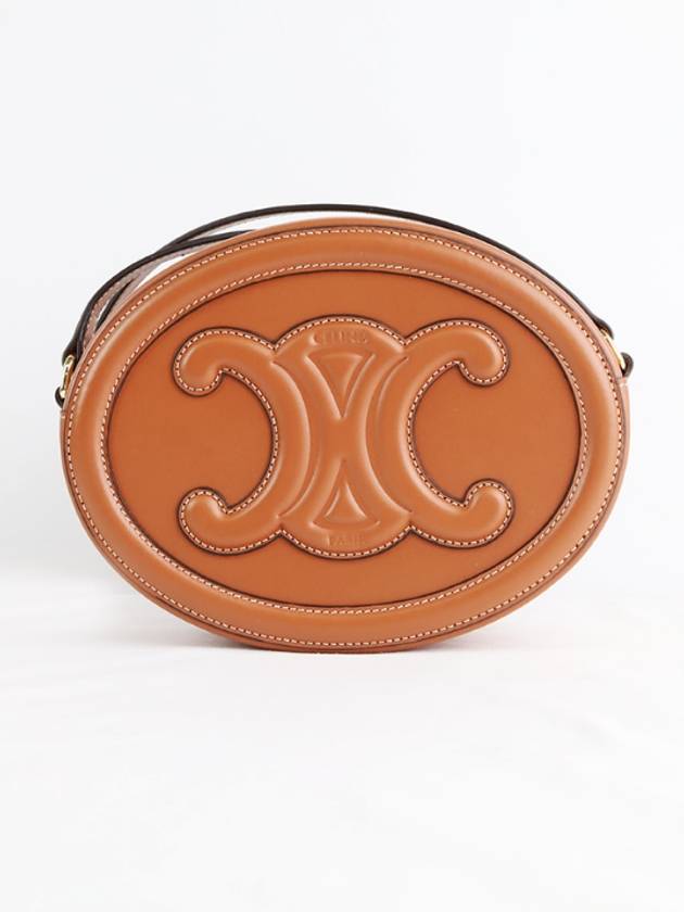 Cuir Triomphe Calfskin Cross Bag Tan - CELINE - BALAAN 3