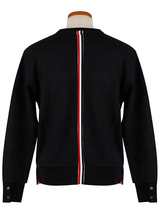 Center Back Stripe Crewneck Sweatshirt Navy - THOM BROWNE - BALAAN 5