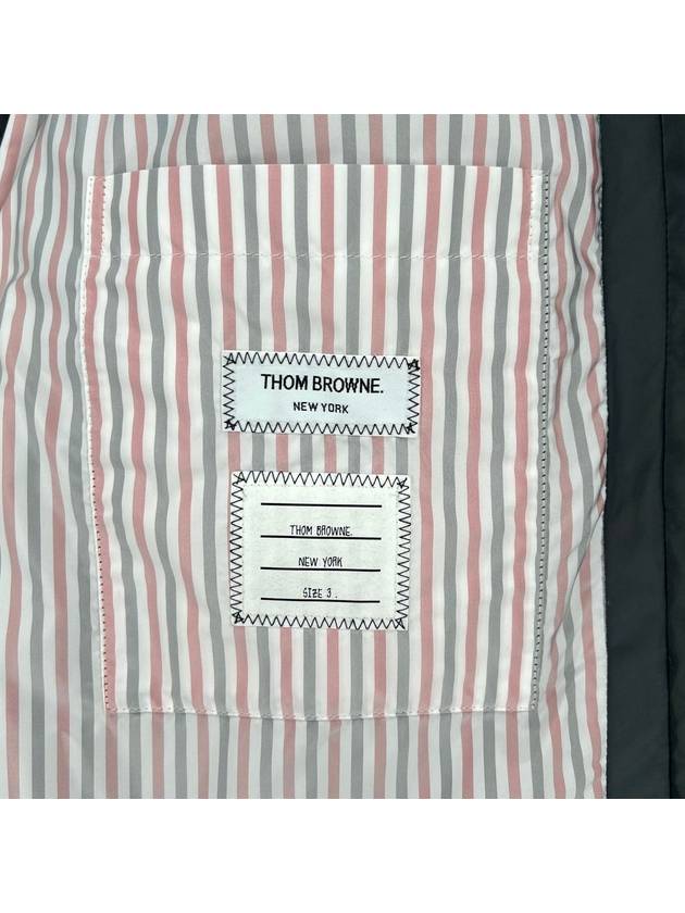 Diagonal padded shirt jacket gray size 3 - THOM BROWNE - BALAAN 6