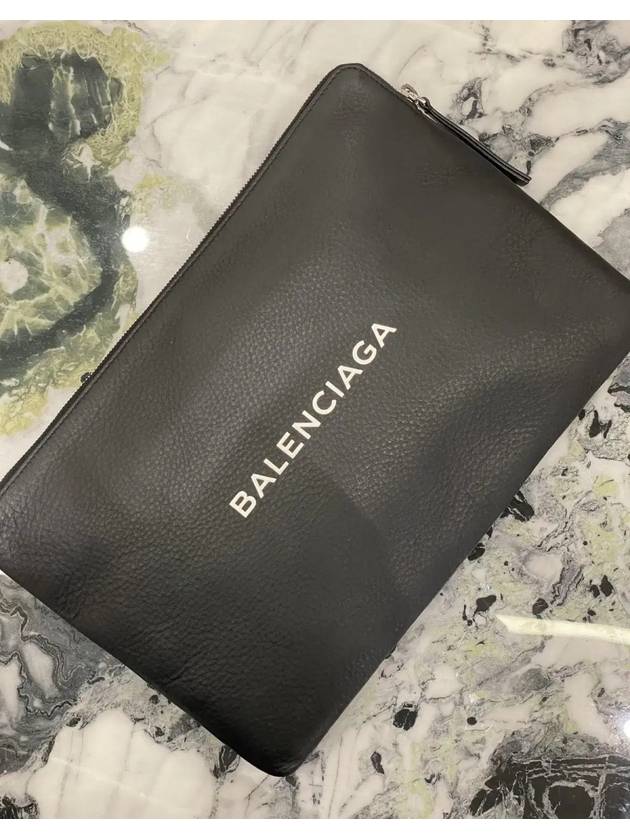 logo clutch bag - BALENCIAGA - BALAAN 1