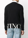 VLTN Logo Cashmere Knit Top Black - VALENTINO - BALAAN 4