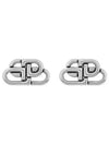 BB Logo Stud Earrings Silver - BALENCIAGA - BALAAN 4