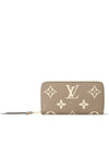 ZIPPY Vicolo Monogram Empritted Leather Halfwallet Turterelle Cr?me - LOUIS VUITTON - BALAAN 2