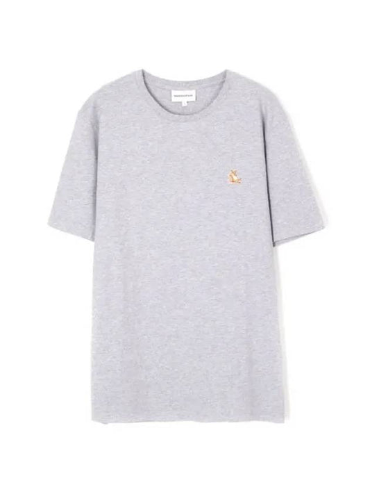 CHILLAX FOX PATCH REGULAR T SHIRT LM00110KJ0008 H120 Chillax Fox Patch Regular T-Shirt - MAISON KITSUNE - BALAAN 1