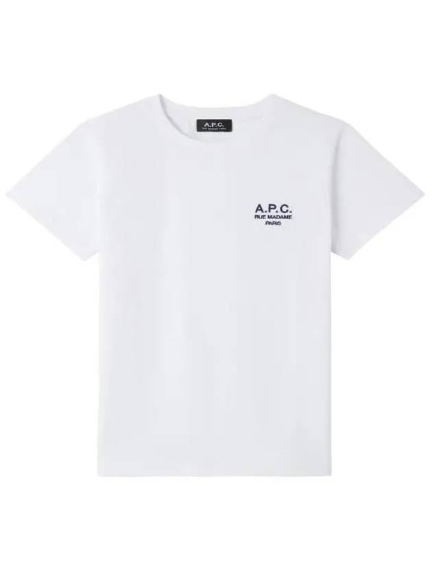 Raymond Short Sleeve T-shirt White - A.P.C. - BALAAN 3