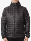 Men's Nano Puff Insulated Hooded Padded Black - PATAGONIA - BALAAN 3