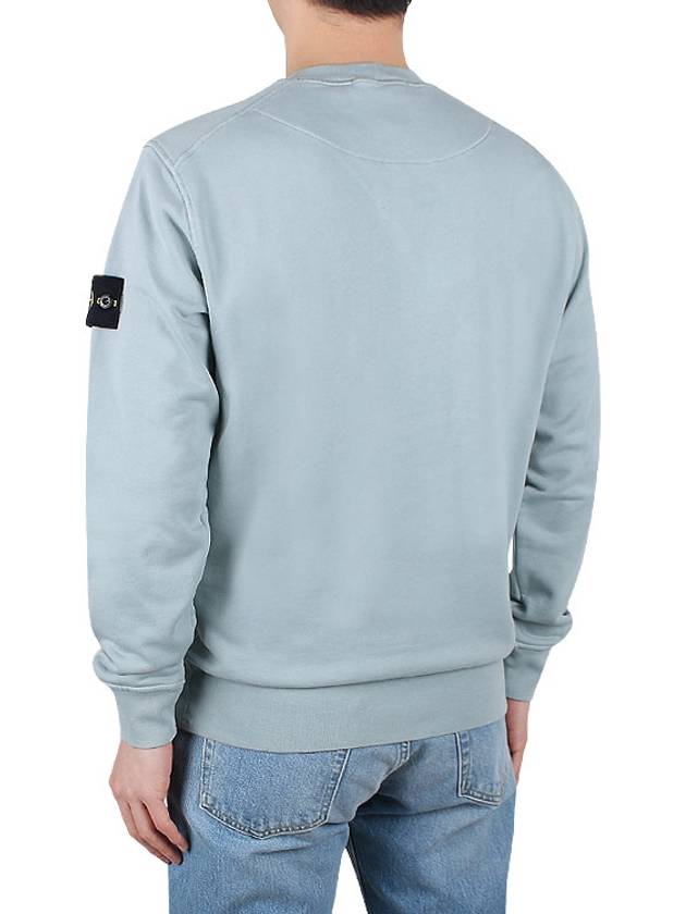 Wappen Patch Crew Neck Sweatshirt Dusty Mint - STONE ISLAND - BALAAN 5