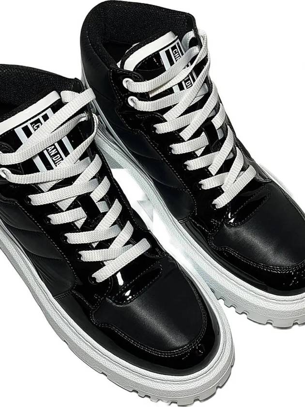 Quilted High Top Sneakers Black - DIOR - BALAAN 3