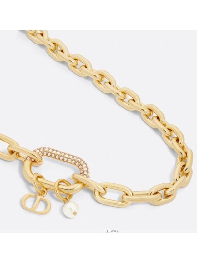 D-Fusion Large Link Chain Necklace Gold - DIOR - BALAAN 5