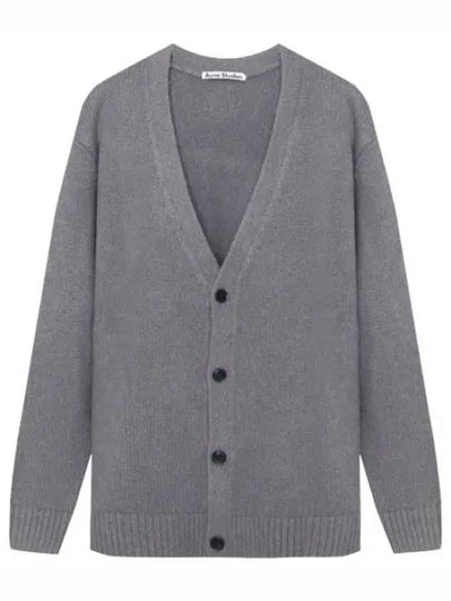 Wool Blend Cardigan Grey - ACNE STUDIOS - BALAAN 2