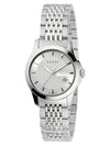 Women's G Timeless Metal Watch Silver - GUCCI - BALAAN 2