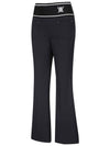 Official WOMEN LOGO BAND BOOTCUT LONG PANTS BK - ANEWGOLF - BALAAN 3