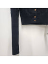 Samantha Cropped Cardigan Black - VIVIENNE WESTWOOD - BALAAN 8