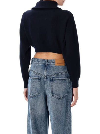 Isabel Marant Étoile Oxane Zip Cropped Cardigan - ISABEL MARANT ETOILE - BALAAN 2