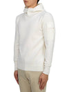 Metropolis Hooded Knit Top White - CP COMPANY - BALAAN 3