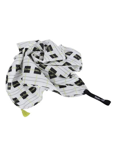 Checkerboard scarf MX3SF066WHT - P_LABEL - BALAAN 2