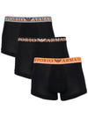 Logo Band Boxer Briefs 3 Pack Black - EMPORIO ARMANI - 1