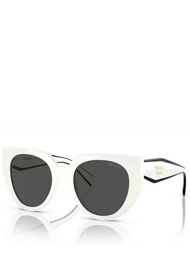 Eyewear Lettering Logo Cat Eye Frame Sunglasses - PRADA - BALAAN 3