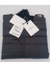 Padded Wool Cardigan Black - MONCLER - BALAAN 4