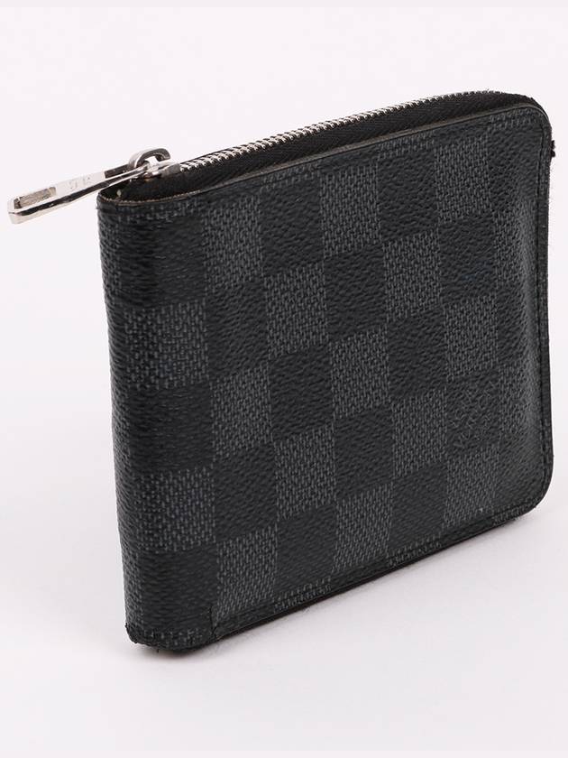 Damier Graphite Zipper Men s Bicycle Wallet - LOUIS VUITTON - BALAAN 3