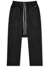 Drawstring Cargo Baggy Pants Black - RICK OWENS - BALAAN 3