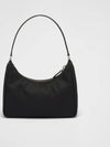 Re-Edition 2005 Saffiano Trimming Re-Nylon Shoulder Bag Black - PRADA - BALAAN 4